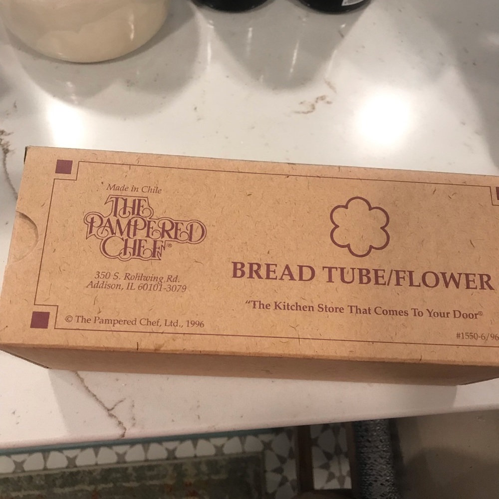 Pampered Chef bread tube